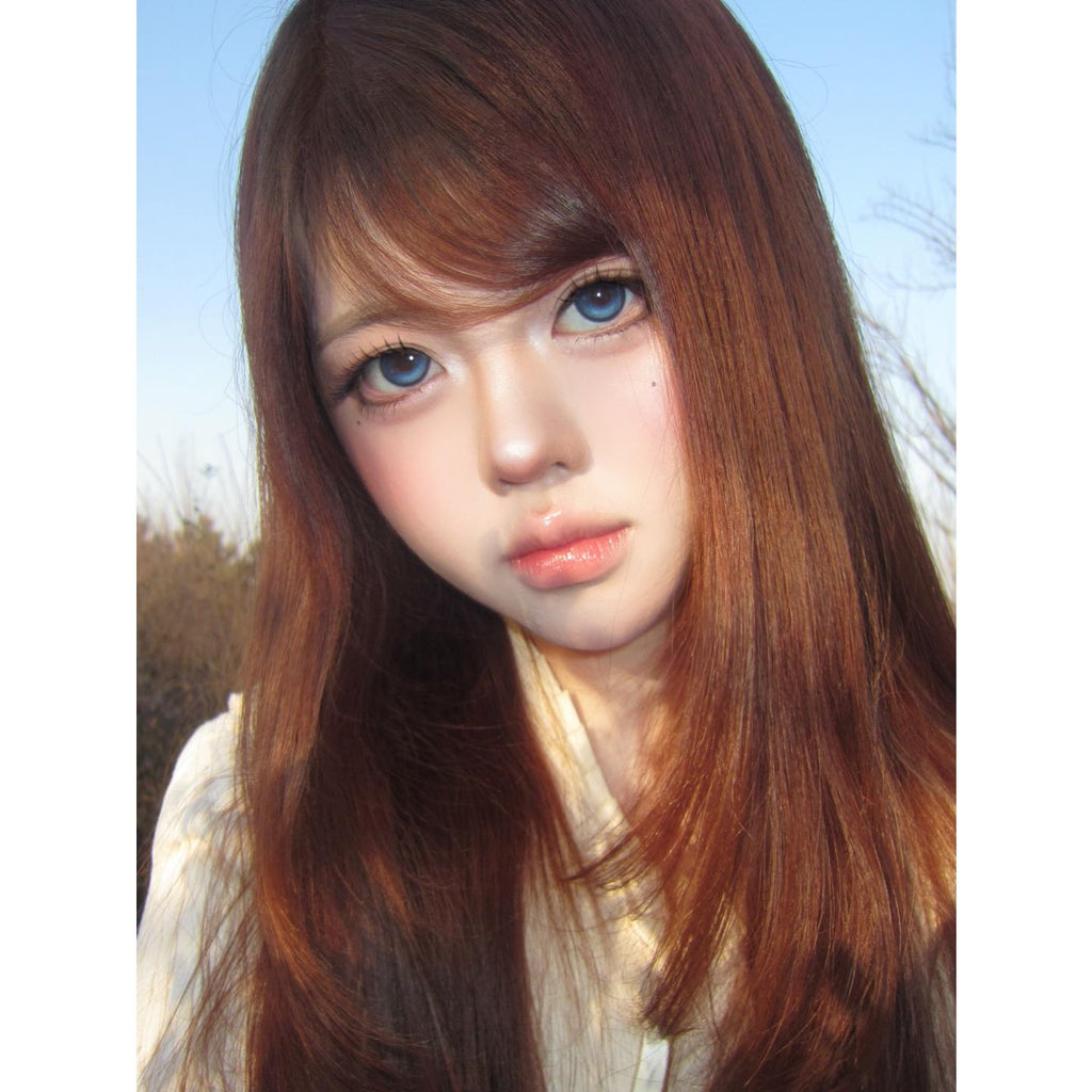 CDDZWWLAN OBALEN 14.50mm Blue Colored Contact Lenses (6 Months Wear)