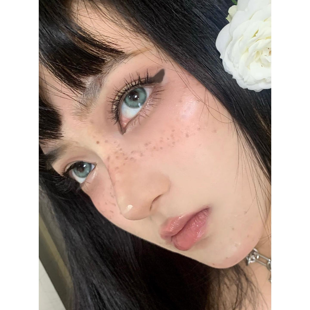 NTJYIN MorningCon 14.20mm Green Colored Contact Lenses (6 Months Wear)