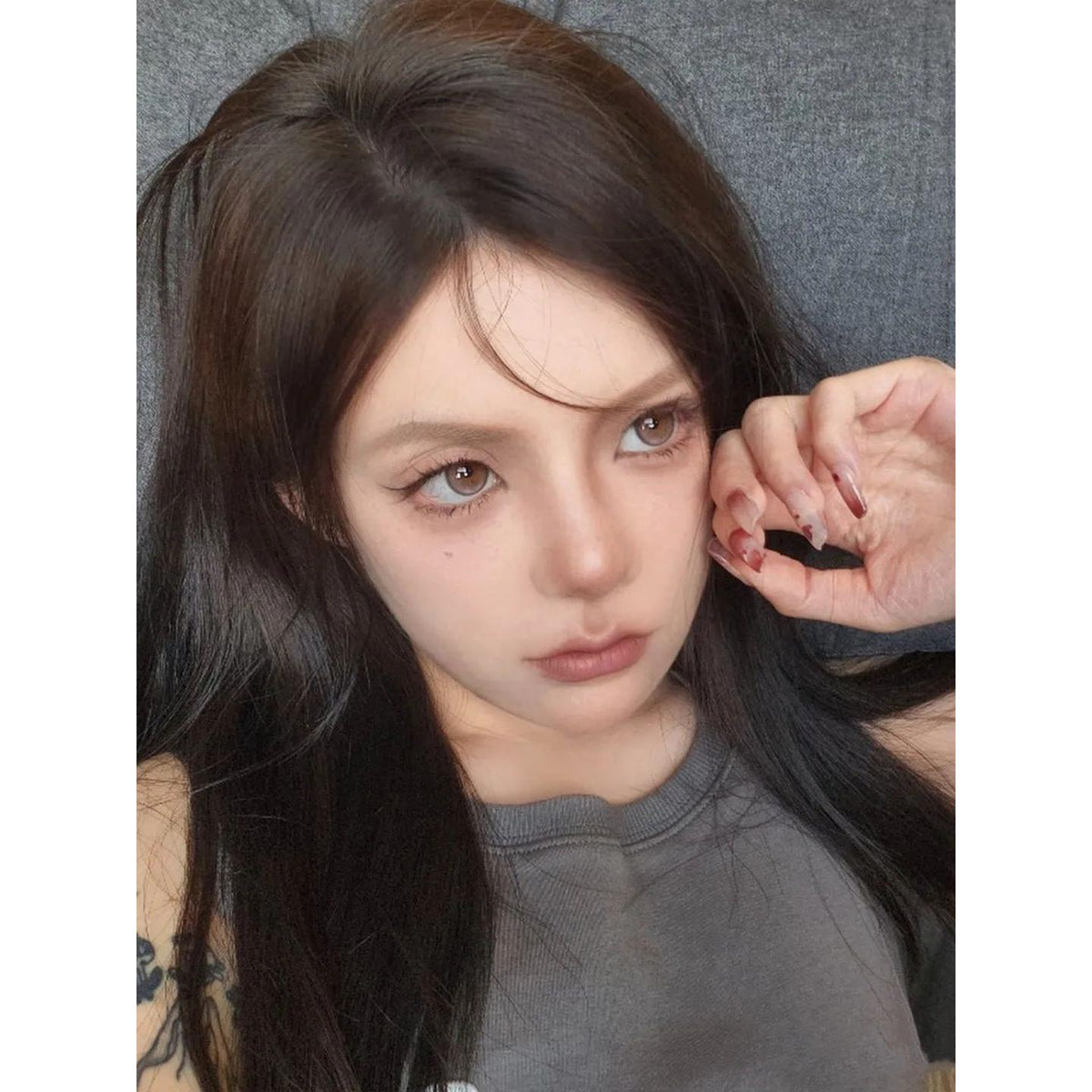 SXQWEI OVOLOOK 14.20mm Light Pink Colored Contact Lenses (6 Months Wear)