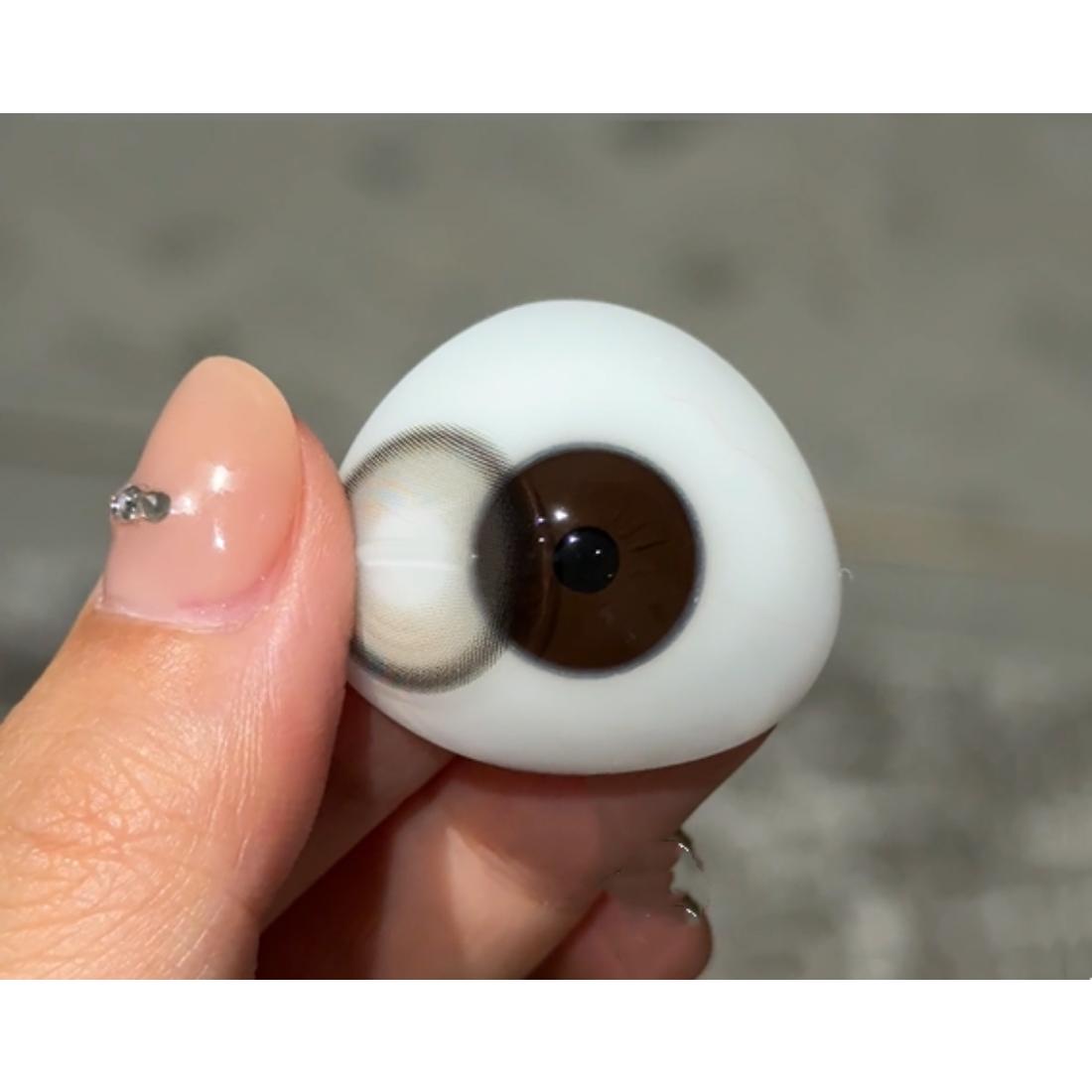 CDYJCENG OBALEN 14.50mm Gray Colored Contact Lenses (6 Months Wear)