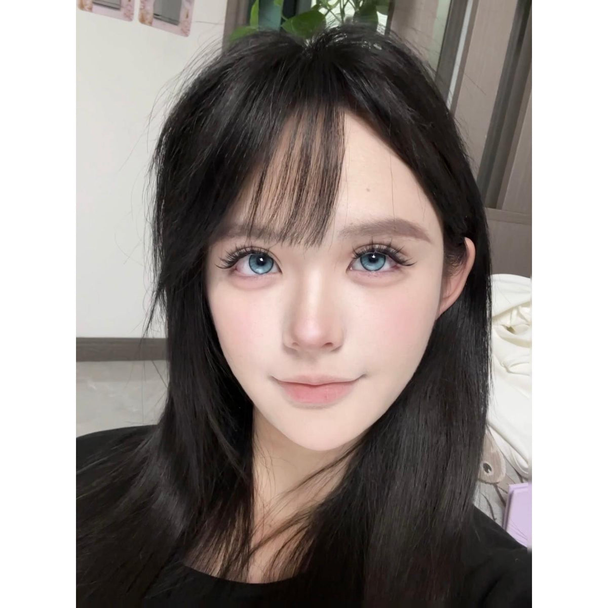 คอนแทคเลนส์สีเขียว BBXJLV Serltyca ขนาด 14.20 มม. (ชนิดราย 6 เดือน)