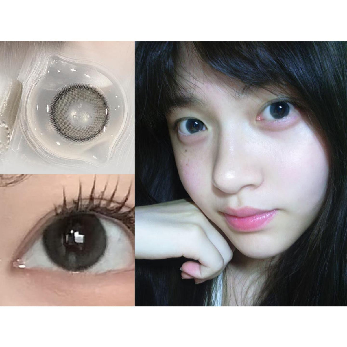 DYHEI Serltyca 14.20mm Black Colored Contact Lenses (6 Months Wear)