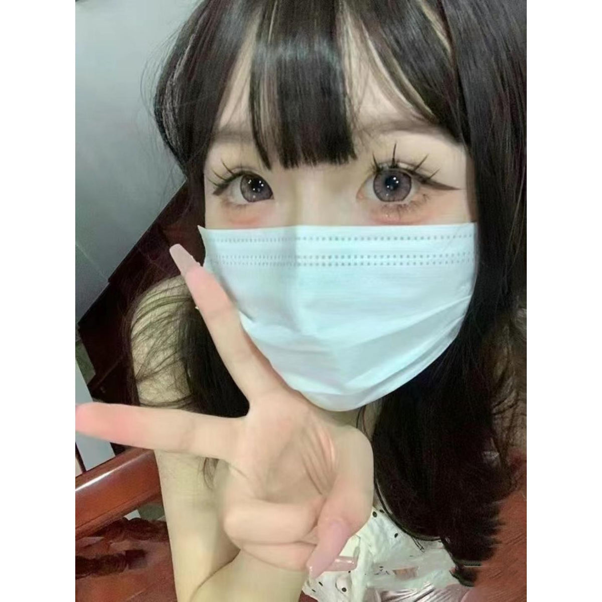 BXGWLONG BOOSCON 14.50mm Pink Colored Contact Lenses (6 Months Wear)