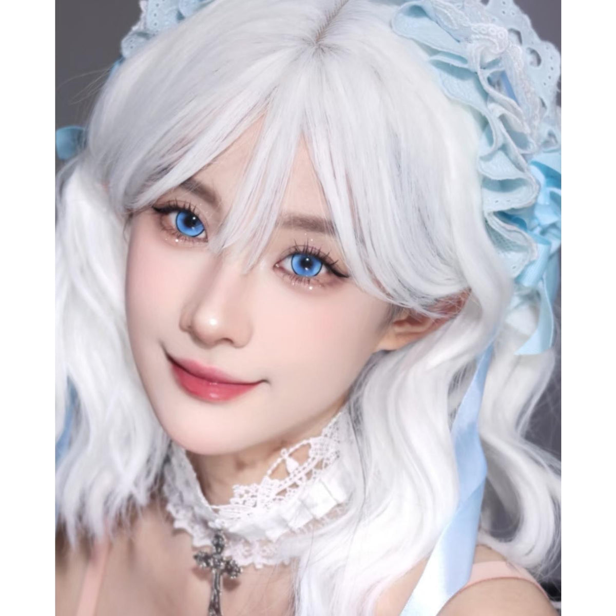 MFPPLAN Xiyoulens คอนแทคเลนส์สีฟ้า ขนาด 14.50 มม. (ชนิดราย 6 เดือน)