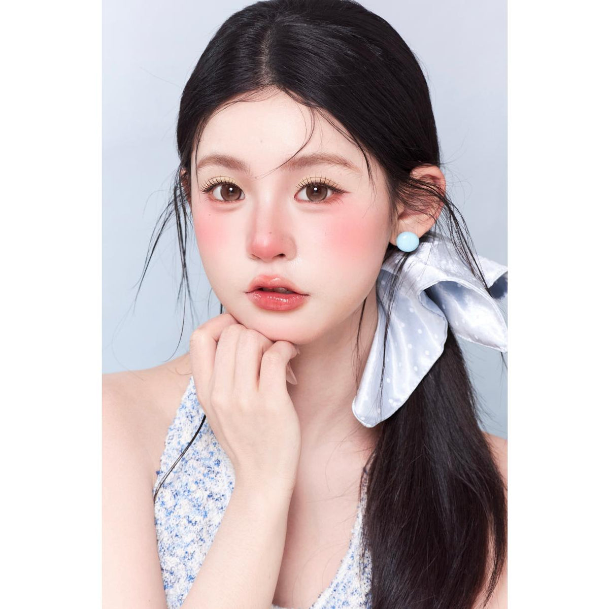 CDTSWROU OBALEN 14.50mm Brown Colored Contact Lenses (6 Months Wear)