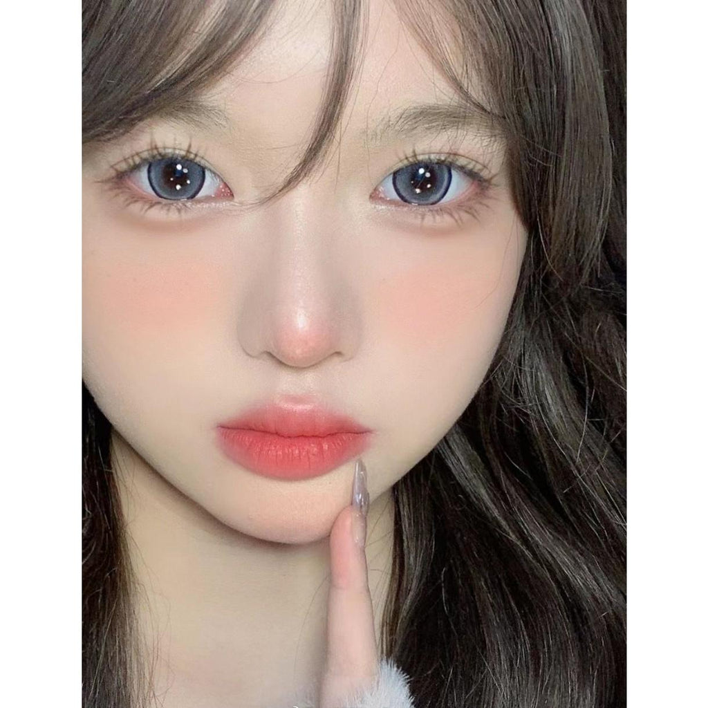 LMZBZHU LRGOODCON 14.50mm Blue Colored Contact Lenses (6 Months Wear)