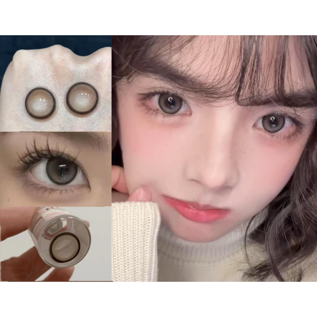 TXTGONG FLLYCON 14.50mm Brown Colored Contact Lenses (6 Months Wear)