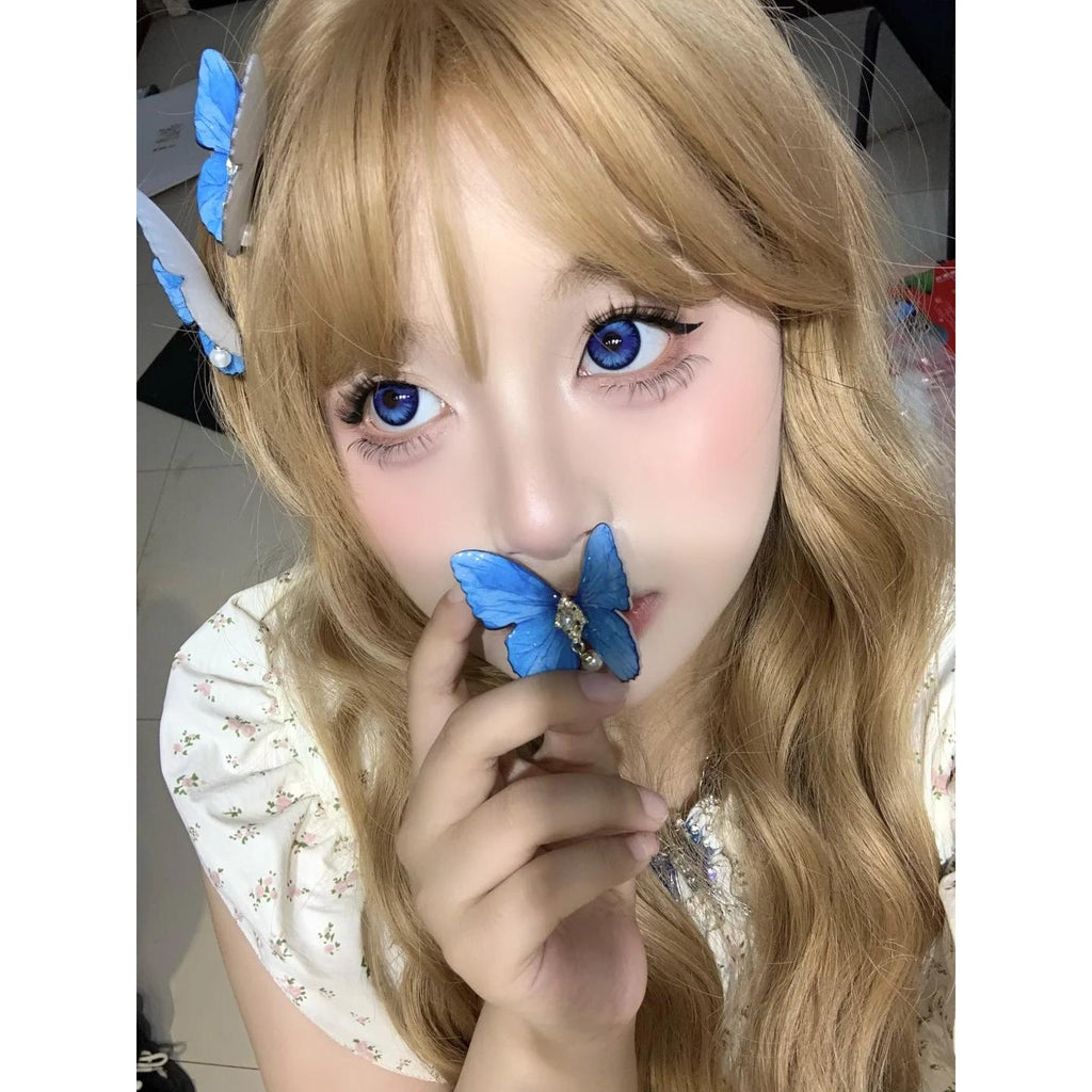 คอนแทคเลนส์สี XNDCHI Xiyoulens ขนาด 14.50 มม. สีฟ้า (แบบราย 6 เดือน)