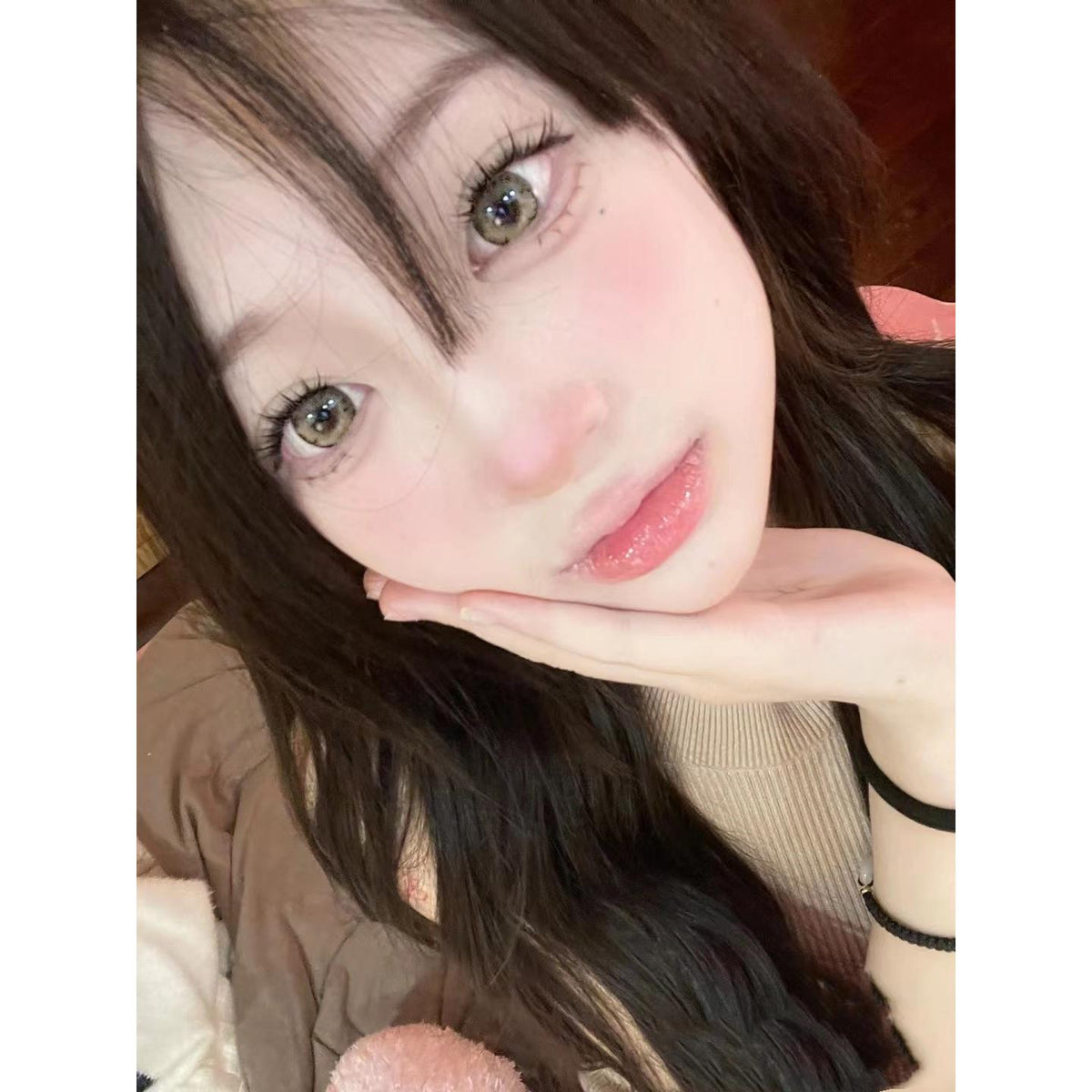 HTBHUA Xiyoulens 14.50mm Brown Colored Contact Lenses (6 Months Wear)