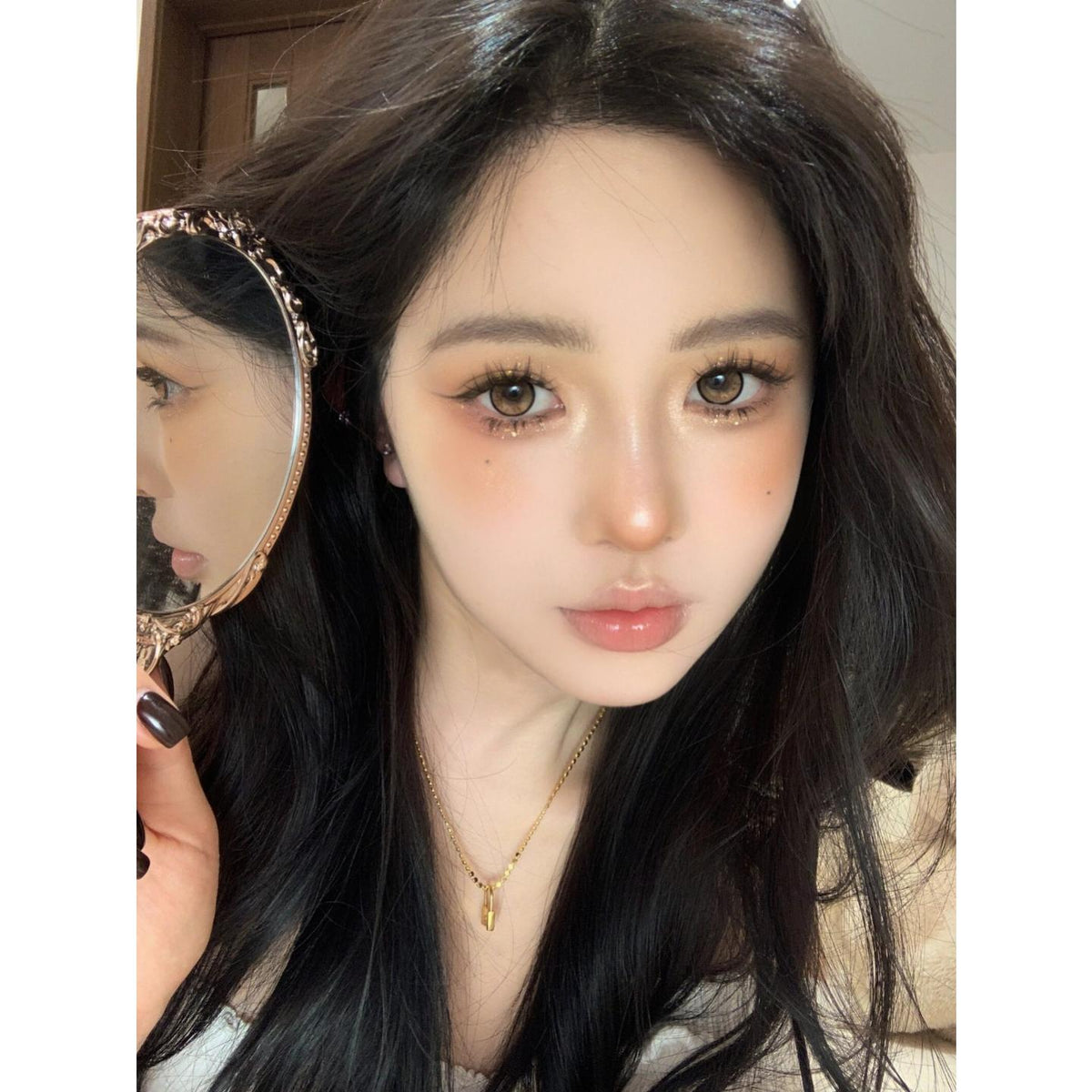 13KLA Xiyoulens คอนแทคเลนส์สี ขนาด 14.20 มม. สีน้ำตาล (ชนิดราย 6 เดือน)