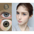 HZZHU Serltyca 14.50mm Grey Colored Contact Lenses (6 Months Wear)