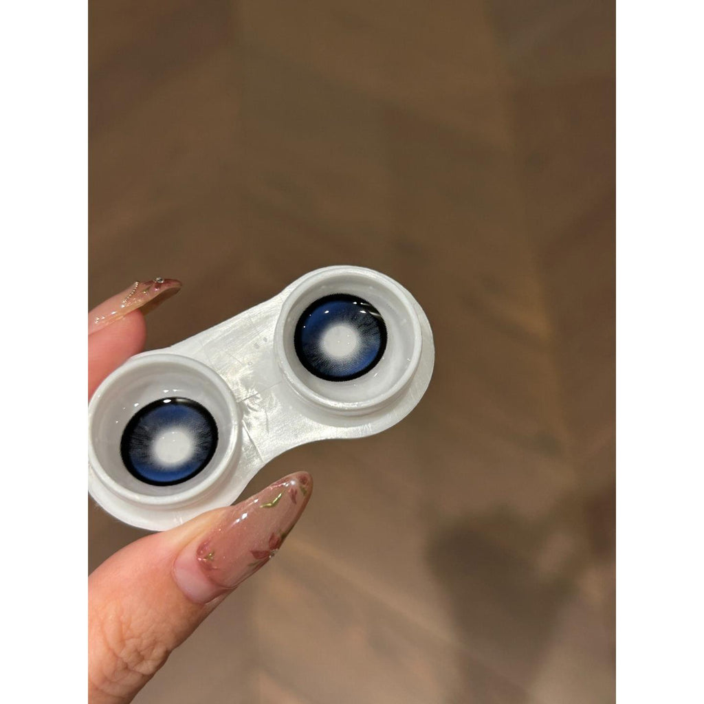 LHDQIU thestarlens 14.50mm Blue Colored Contact Lenses (6 Months Wear)