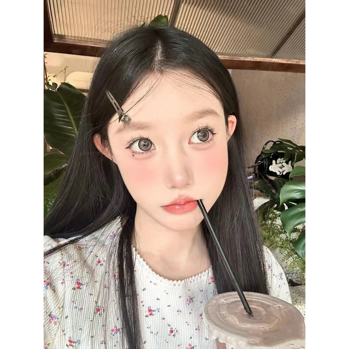 YMNAI ROSELENS 14.50mm Brown Colored Contact Lenses (6 Months Wear)
