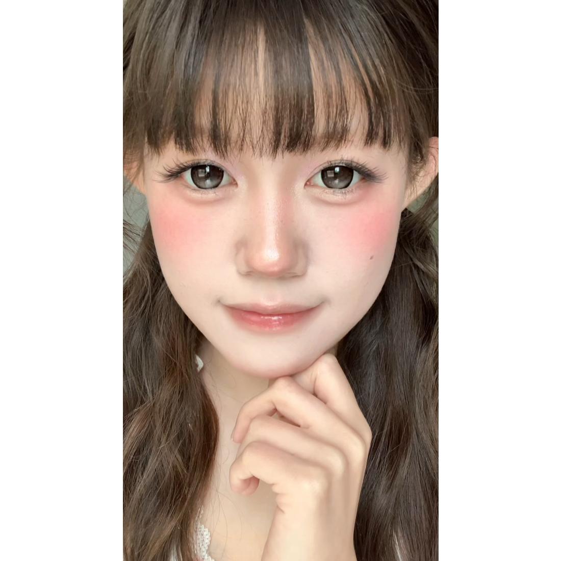 HXTU Tinacon 14.20mm Black Colored Contact Lenses (6 Months Wear)