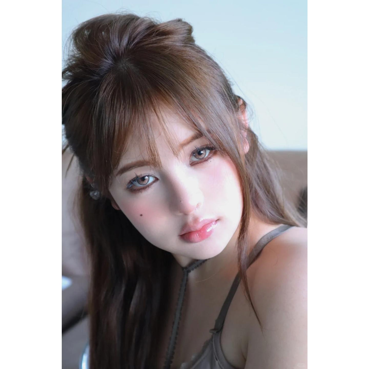 JWHJZONG Xiyoulens 14.50mm Brown Colored Contact Lenses (6 Months Wear)