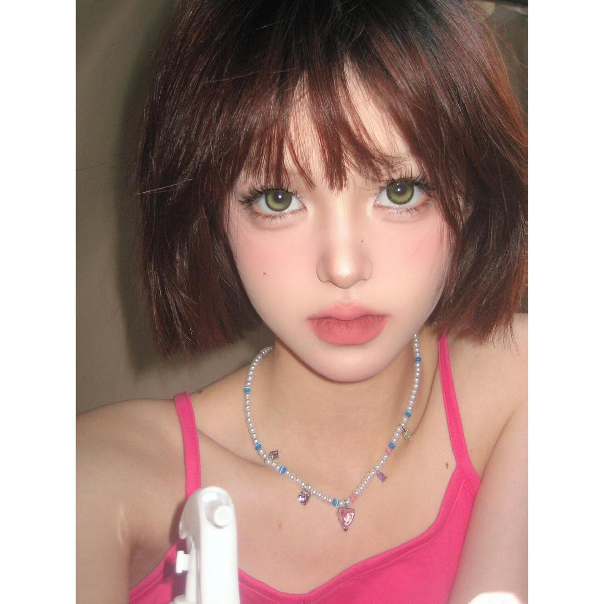 WNSLV Xiyoulens 14.20mm Green Colored Contact Lenses (6 Months Wear)