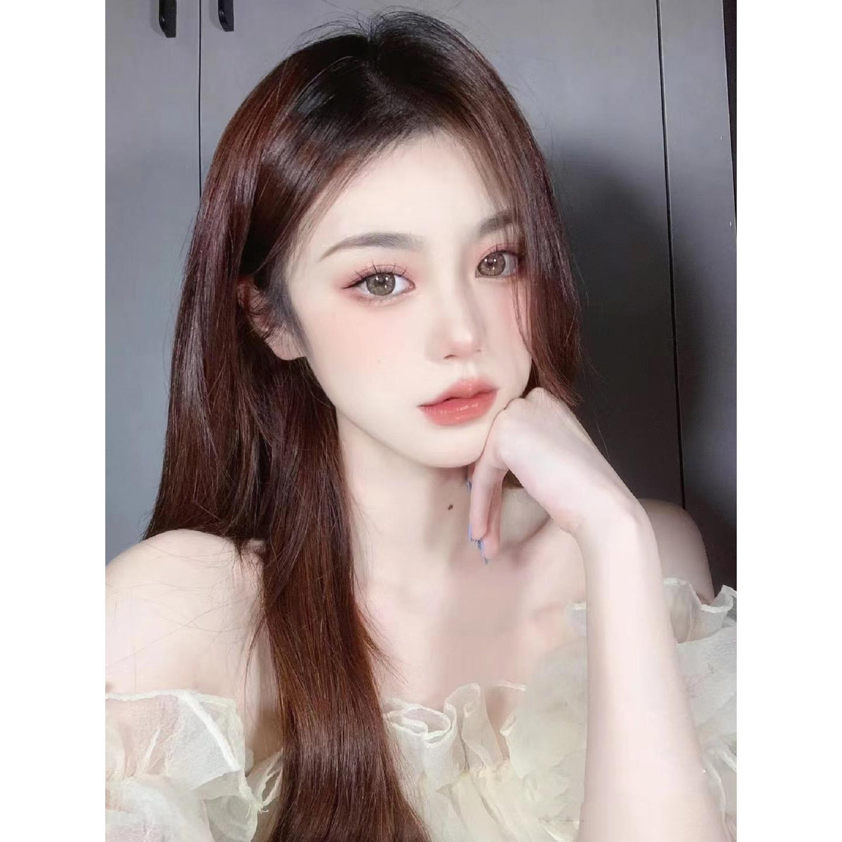 JPWLONG LRGOODCON 14.50mm Brown Colored Contact Lenses (6 Months Wear)