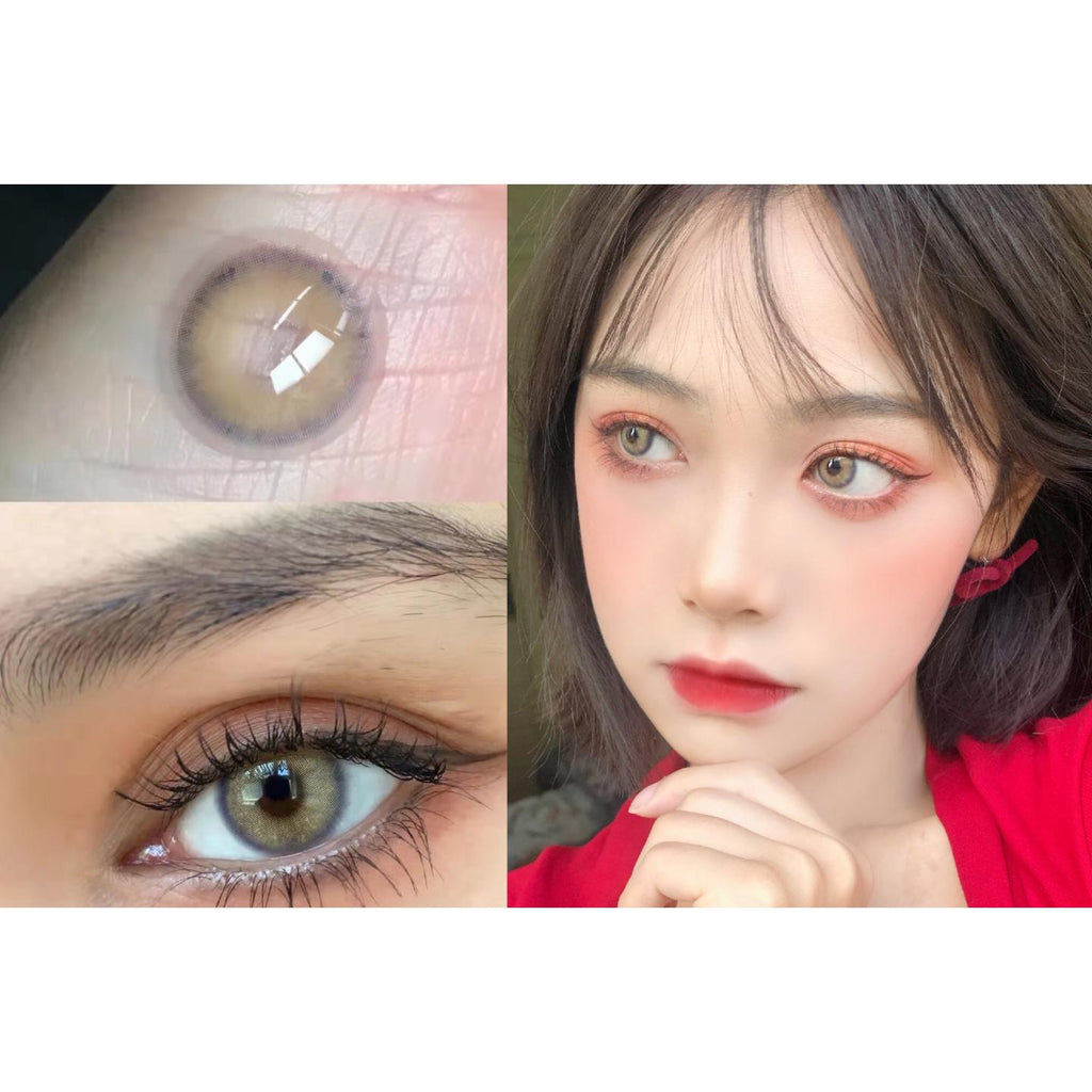 HPMZONG Xiyoulens 14.00mm Brown Colored Contact Lenses (6 Months Wear)