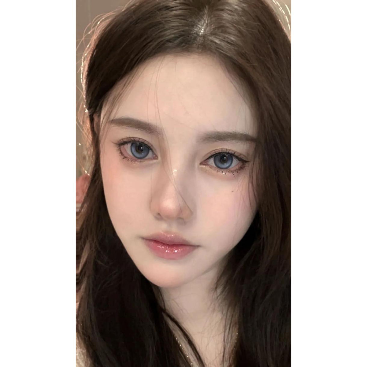 LYNDONG MorningCon 14.50mm Blue Colored Contact Lenses (6 Months Wear)