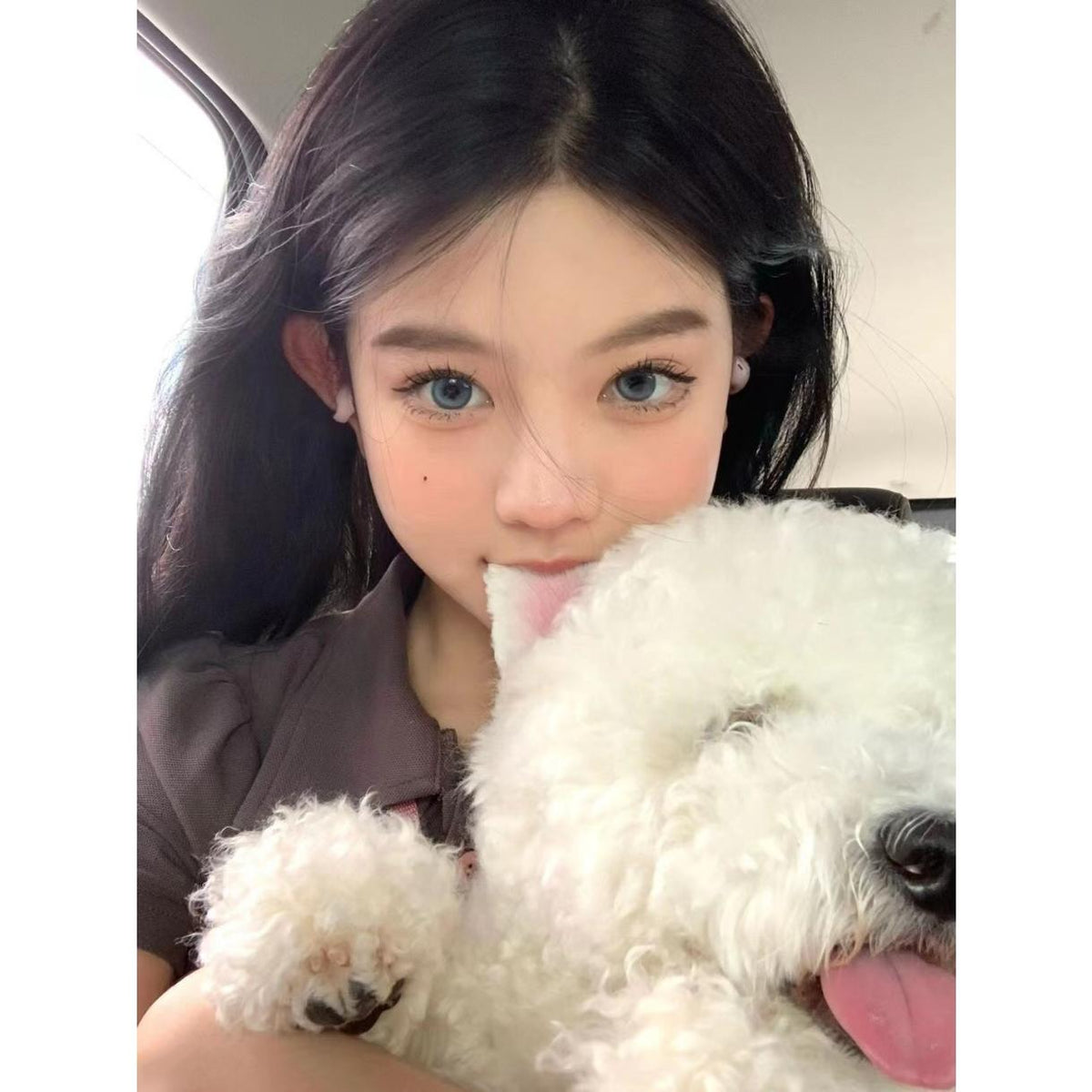 LYNDONG MorningCon 14.50mm Blue Colored Contact Lenses (6 Months Wear)