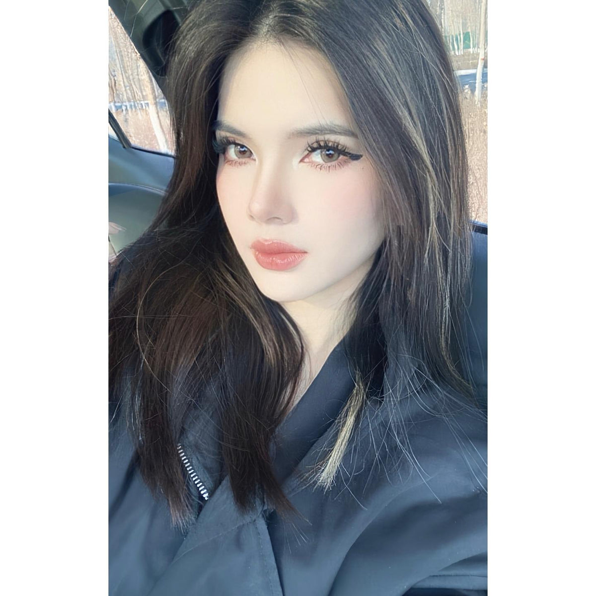 QMMHUI Serltyca 14.20mm Grey Colored Contact Lenses (6 Months Wear)