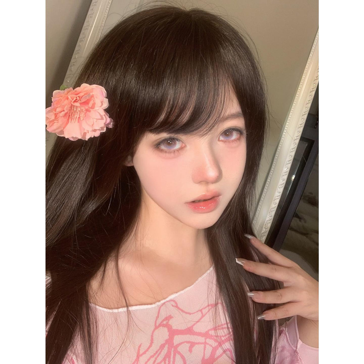 MNHHAI thestarlens 14.50mm Purple Colored Contact Lenses (6 Months Wear)