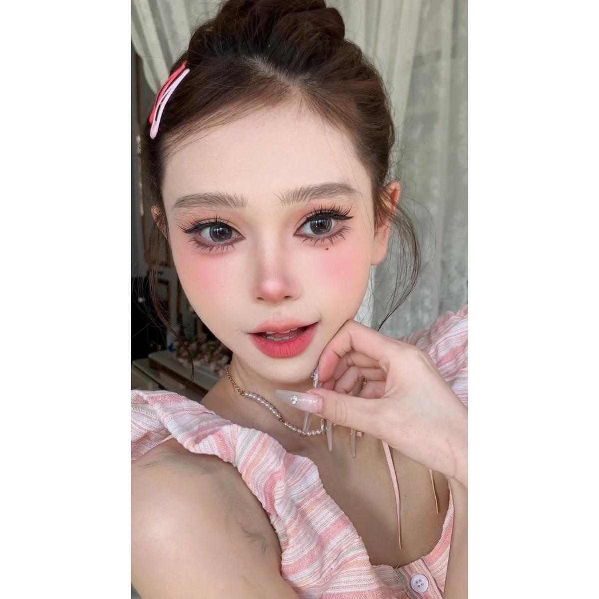 MFXYCHI thestarlens 14.50mm Grey Colored Contact Lenses (6 Months Wear)