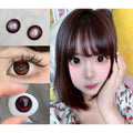 CDCXZHU OBALEN 14.50mm Red Colored Contact Lenses (6 Months Wear)
