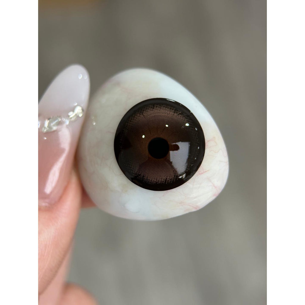 CDJTQQIAO OBALEN 14.50mm Brown Colored Contact Lenses (6 Months Wear)