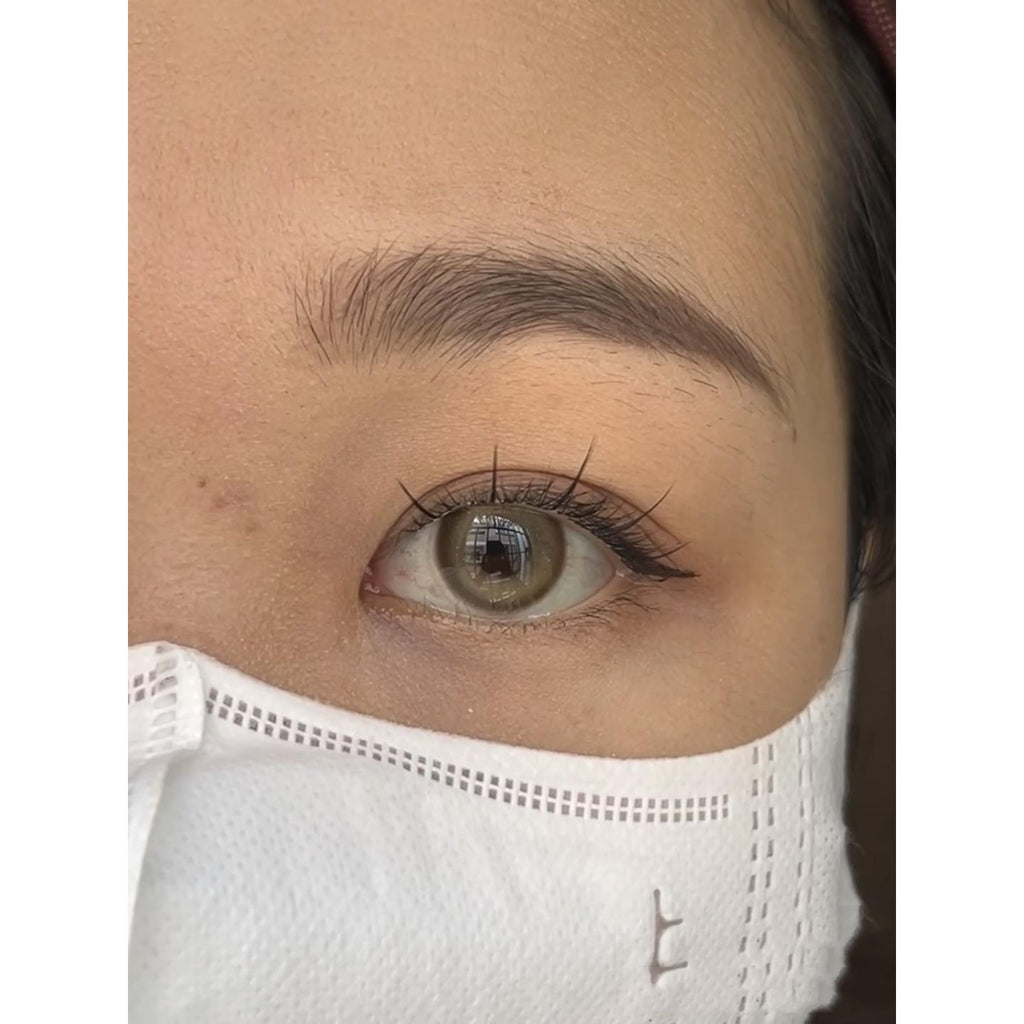 JJSDRJI Xiyoulens 14.20mm Brown Colored Contact Lenses (6 Months Wear)
