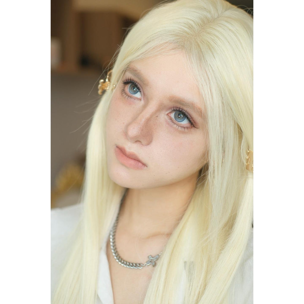 HLBLAN Serltyca 14.20mm Blue Colored Contact Lenses (6 Months Wear)