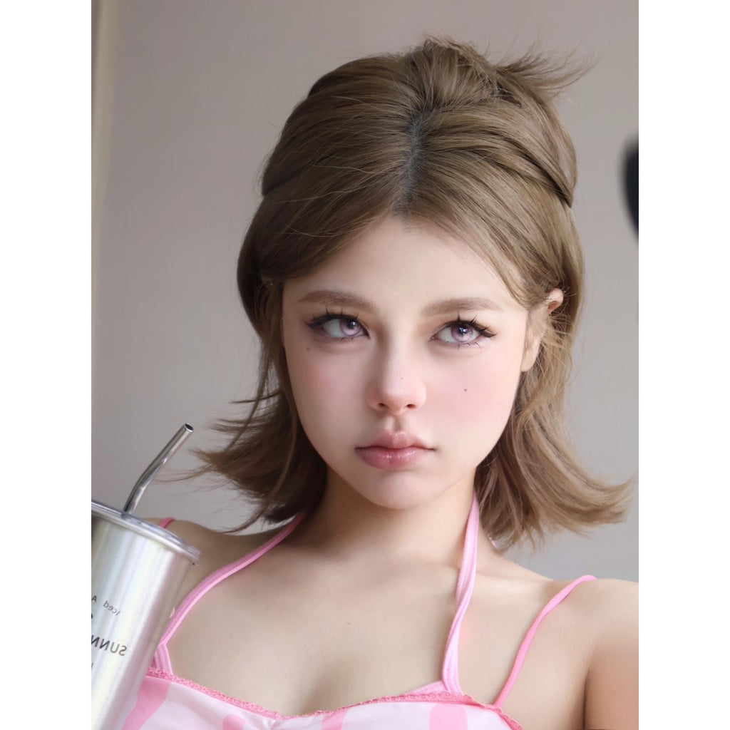 คอนแทคเลนส์สี BBFEN รุ่น Xiyoulens ขนาด 14.20 มม. สีชมพู (ชนิดราย 6 เดือน)