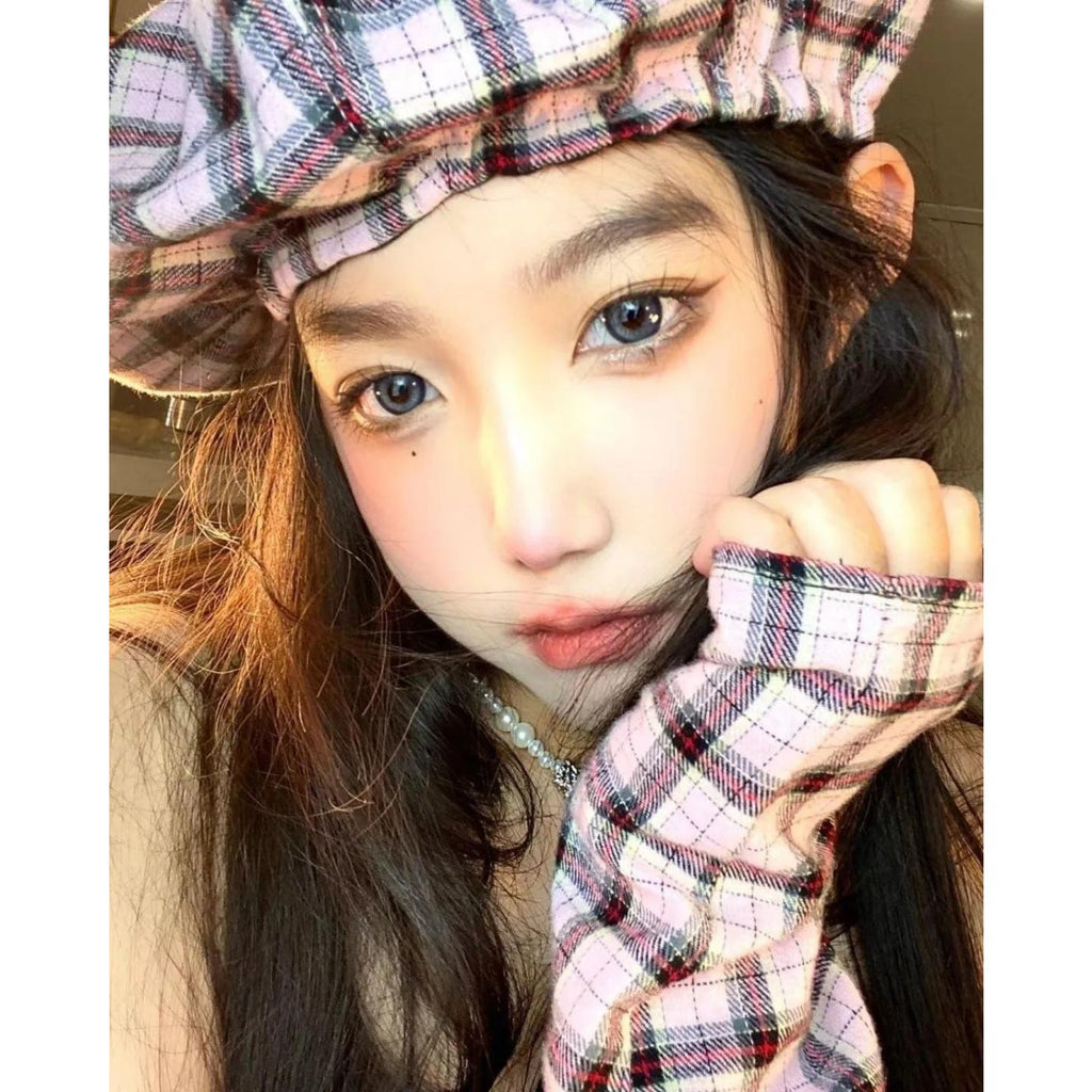 YSNZUI JONCON 14.50mm Blue Colored Contact Lenses (6 Months Wear)