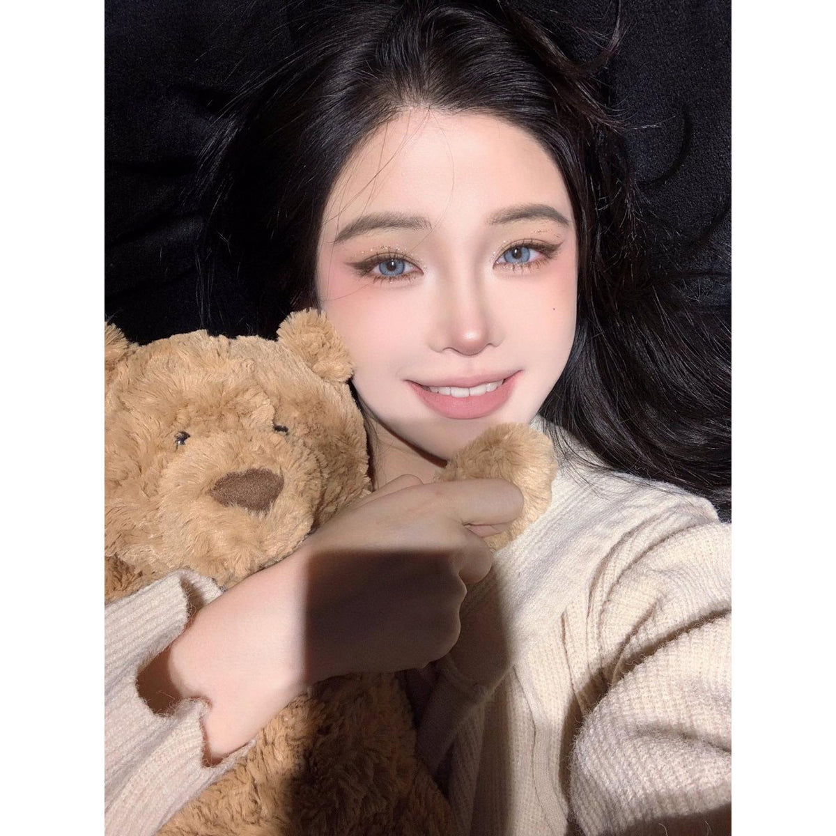 TLLHUI Xiyoulens 14.20mm Blue Colored Contact Lenses (6 Months Wear)