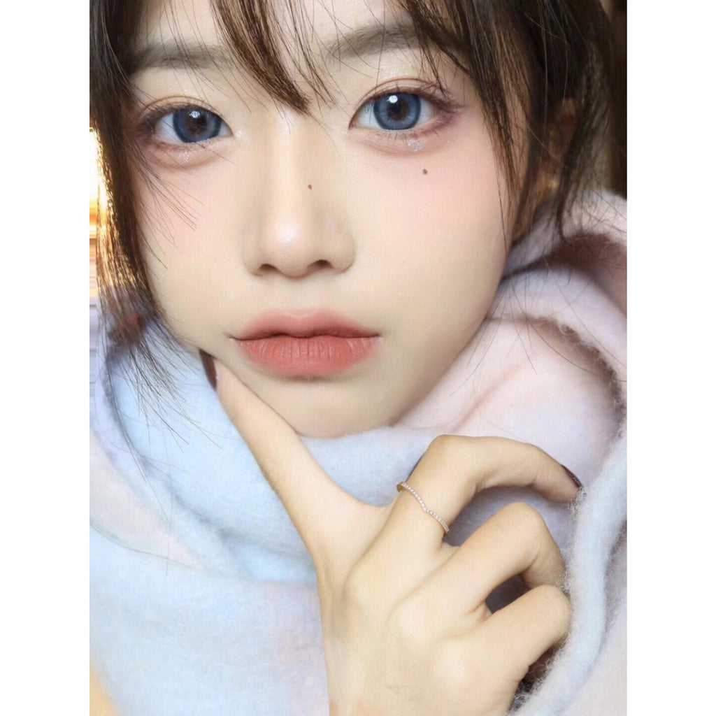 YSNZUI JONCON 14.50mm Blue Colored Contact Lenses (6 Months Wear)