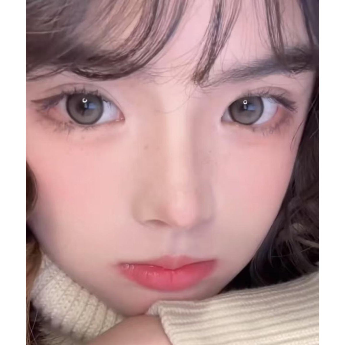 TXTGONG FLLYCON 14.50mm Brown Colored Contact Lenses (6 Months Wear)
