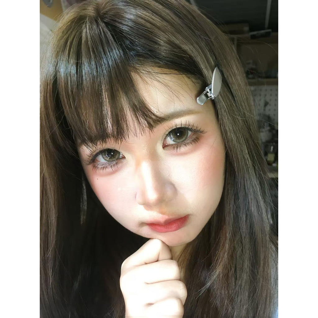 TMWHUA MimiPark 14.50mm Gray Colored Contact Lenses (6 Months Wear)