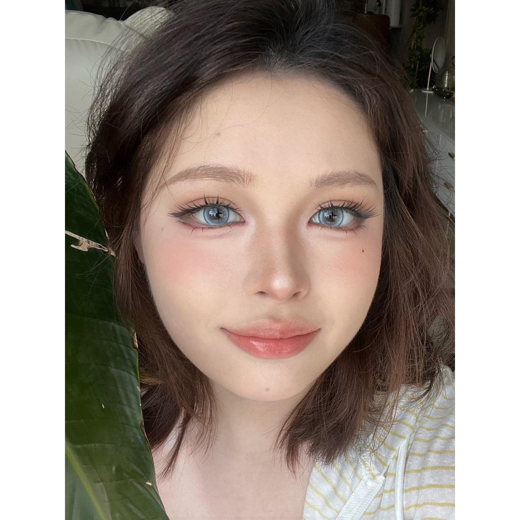 NHXXLAN Serltyca 14.20mm Blue Colored Contact Lenses (6 Months Wear)