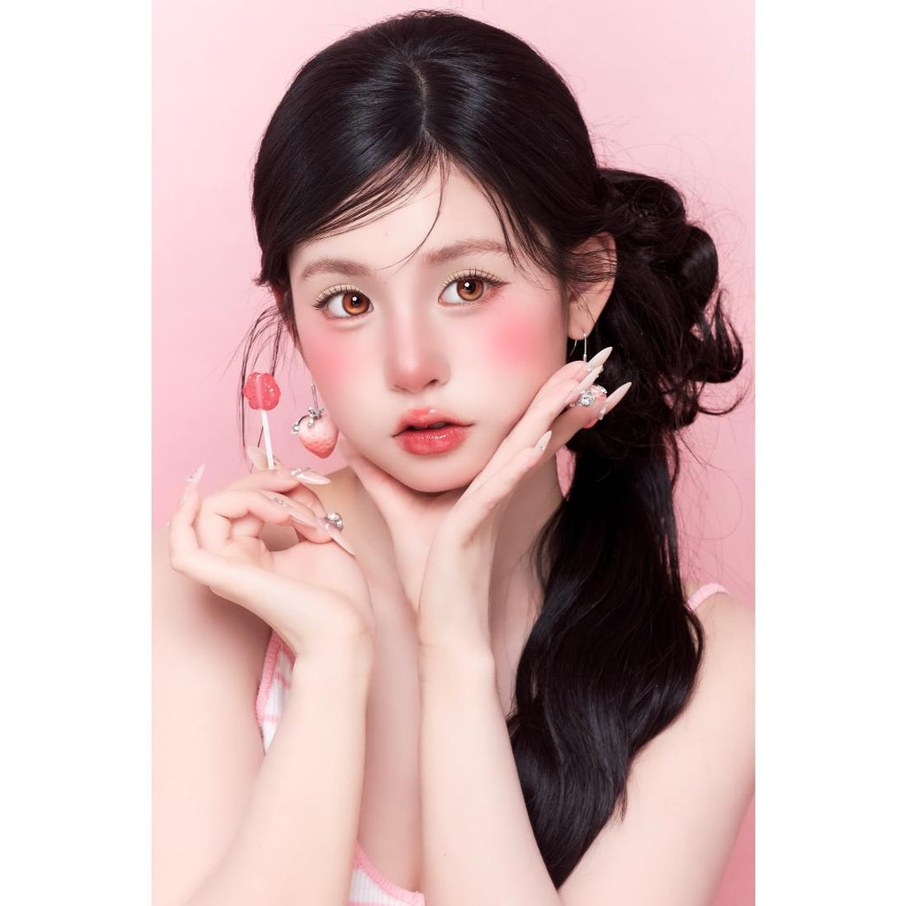 CDNGHPO OBALEN 14.50mm Brown Colored Contact Lenses (6 Months Wear)