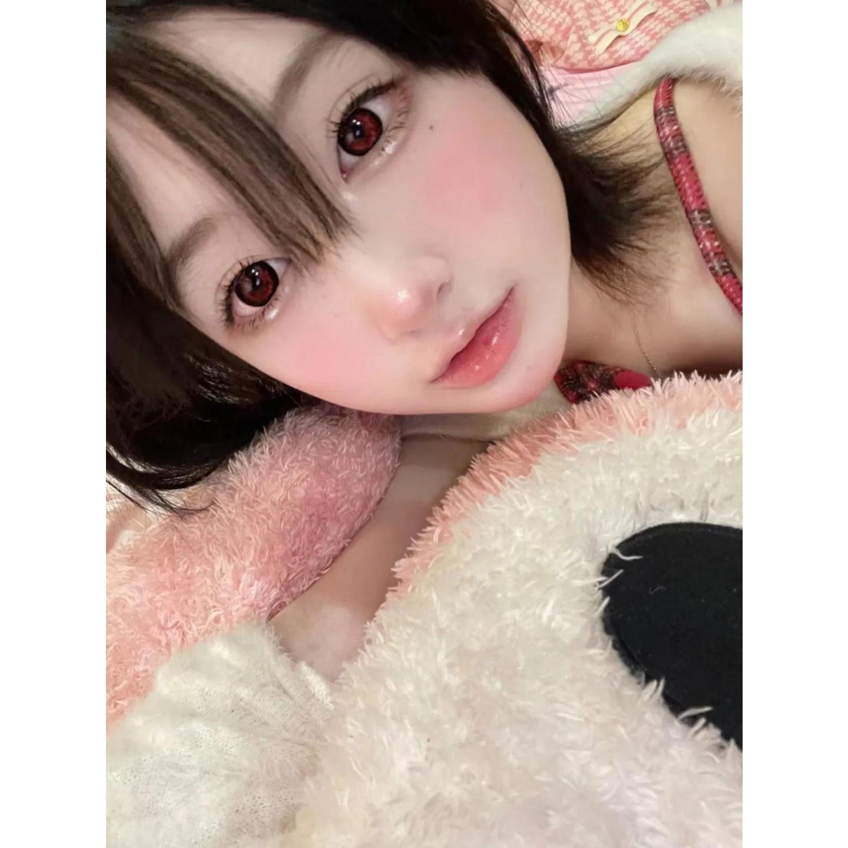 XQMGUI BOOSCON 14.50mm Red Colored Contact Lenses (6 Months Wear)