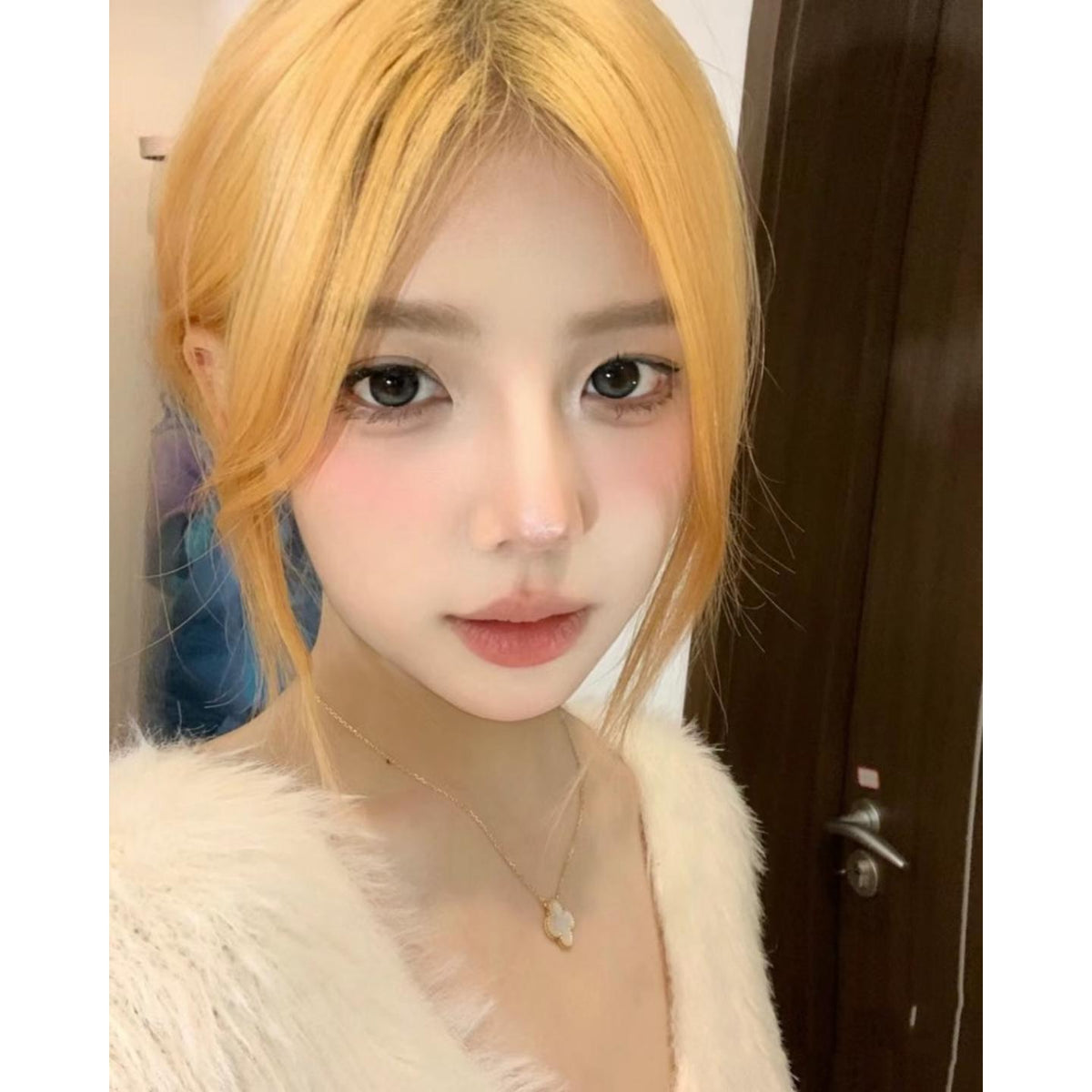 WXLMEI OVOLOOK 14.50mm Blue Colored Contact Lenses (6 Months Wear)
