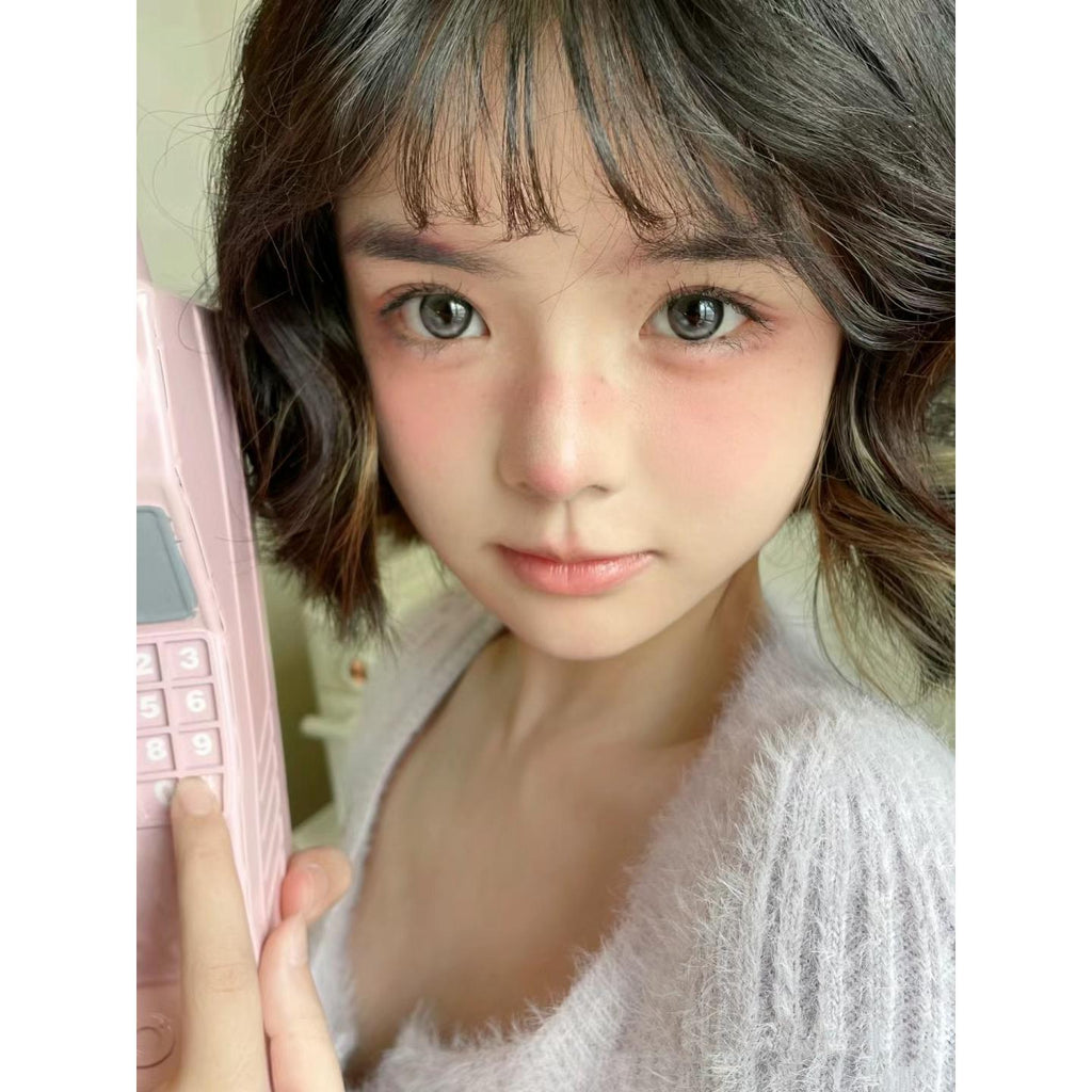 MSKDYLEI Xiyoulens 14.20mm Purple Colored Contact Lenses (6 Months Wear)