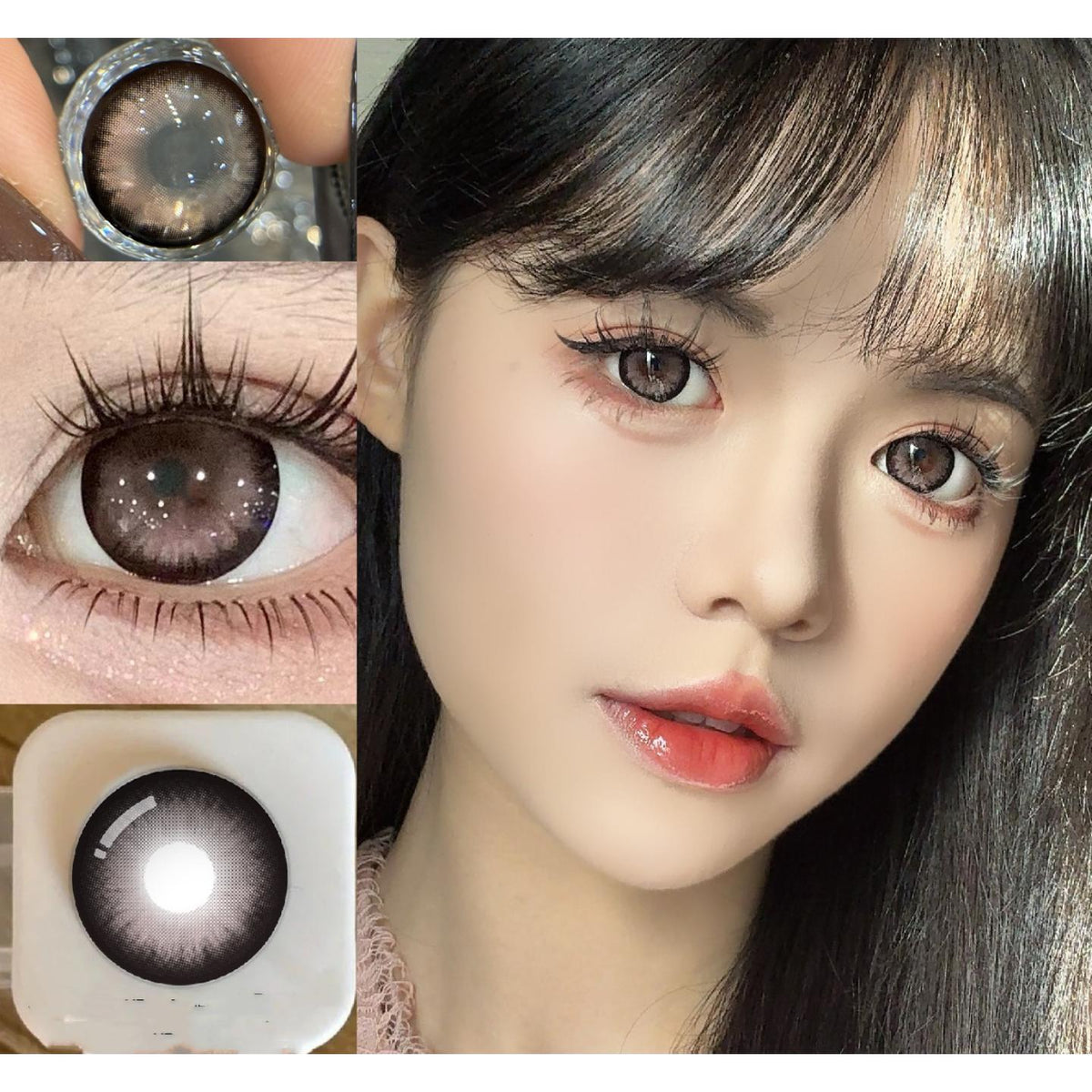 CDBBXYFEN OBALEN 14.50mm Pink Colored Contact Lenses (6 Months Wear)