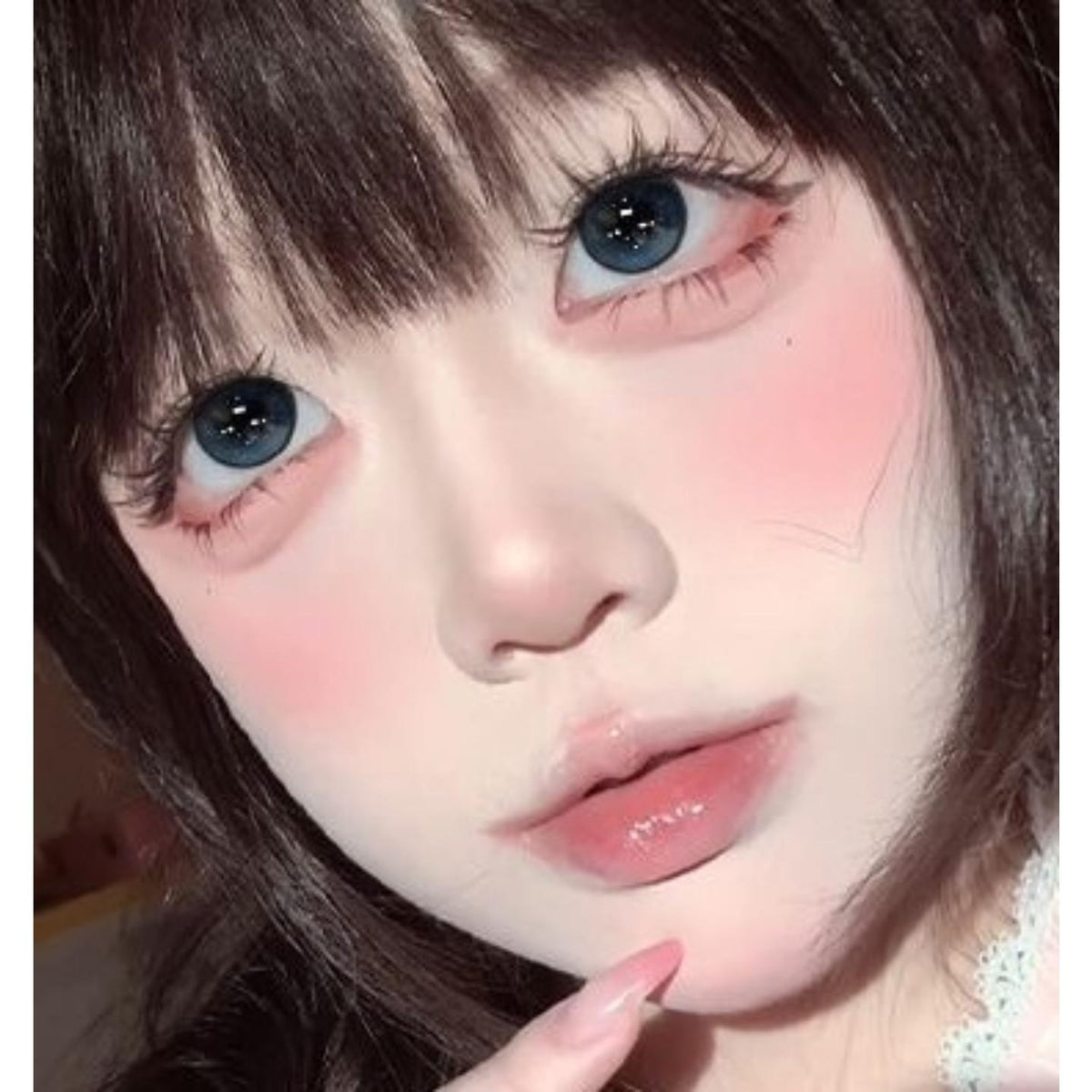 HFYCHAI thestarlens 14.20mm Blue Colored Contact Lenses (6 Months Wear)