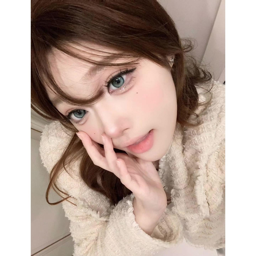 NJNSNV MorningCon 14.20mm Green Colored Contact Lenses (6 Months Wear)