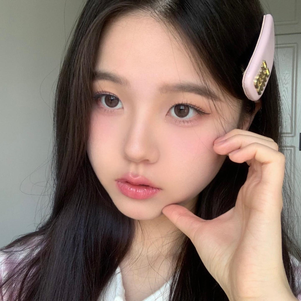 XNWAN MorningCon 14.20mm Brown Colored Contact Lenses (6 Months Wear)