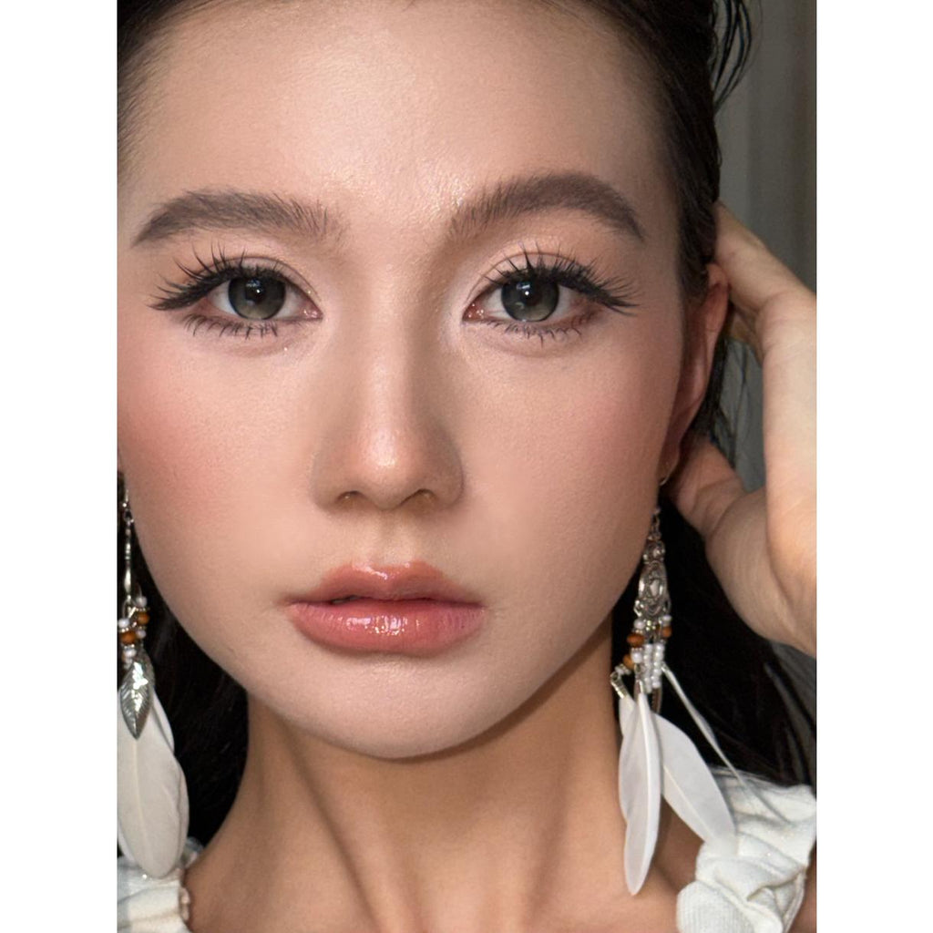 NYWHGUO MimiPark 14.50mm Gray Colored Contact Lenses (6 Months Wear)