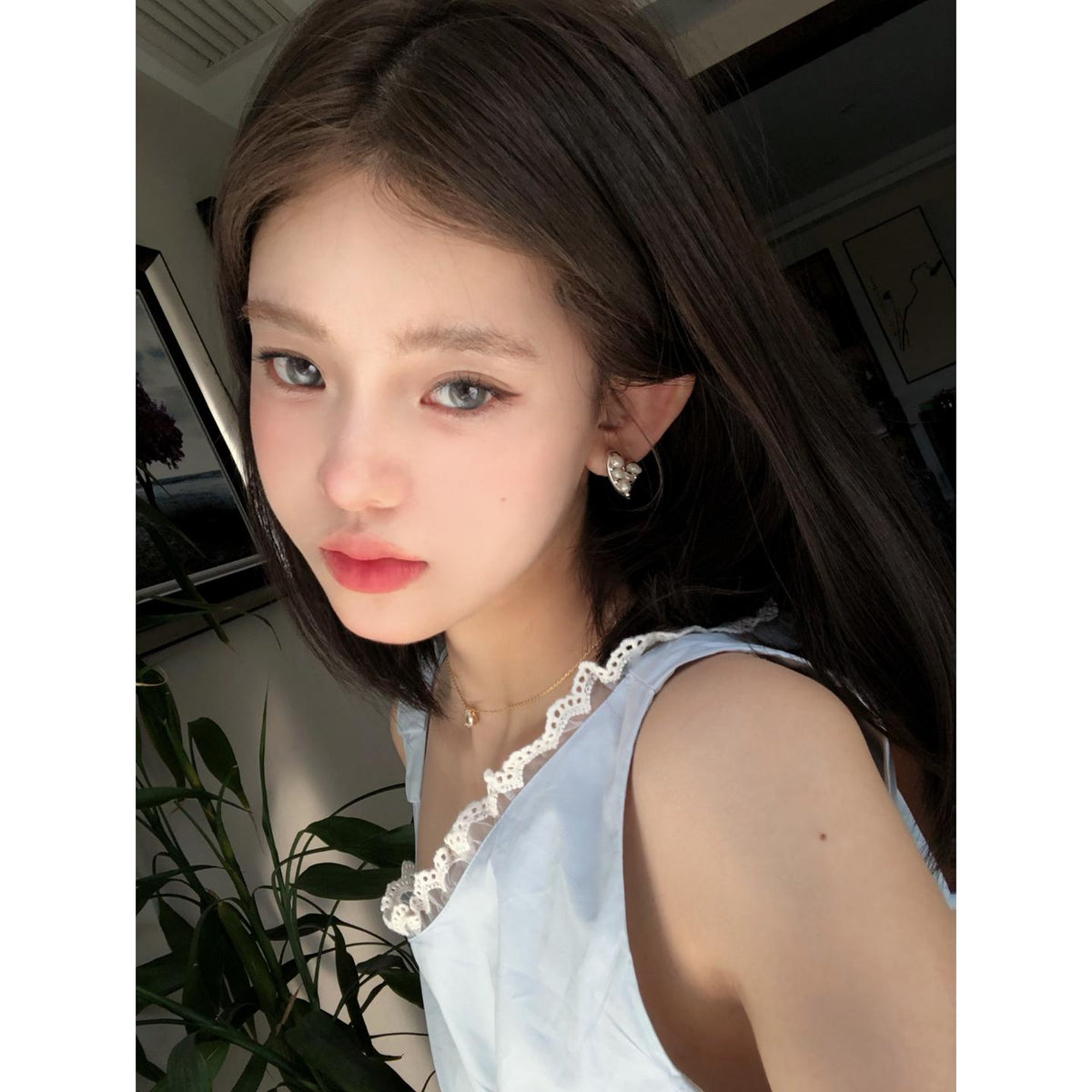 YGCHUI MorningCon 14.20mm Gray Colored Contact Lenses (6 Months Wear)