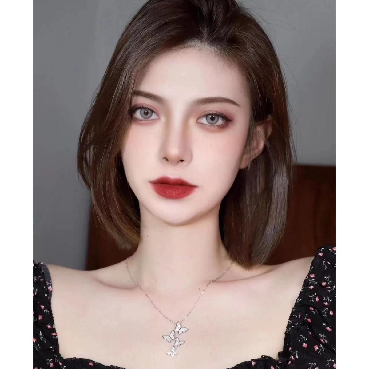 TKSHUI Xiyoulens 14.00mm Gray Colored Contact Lenses (6 Months Wear)