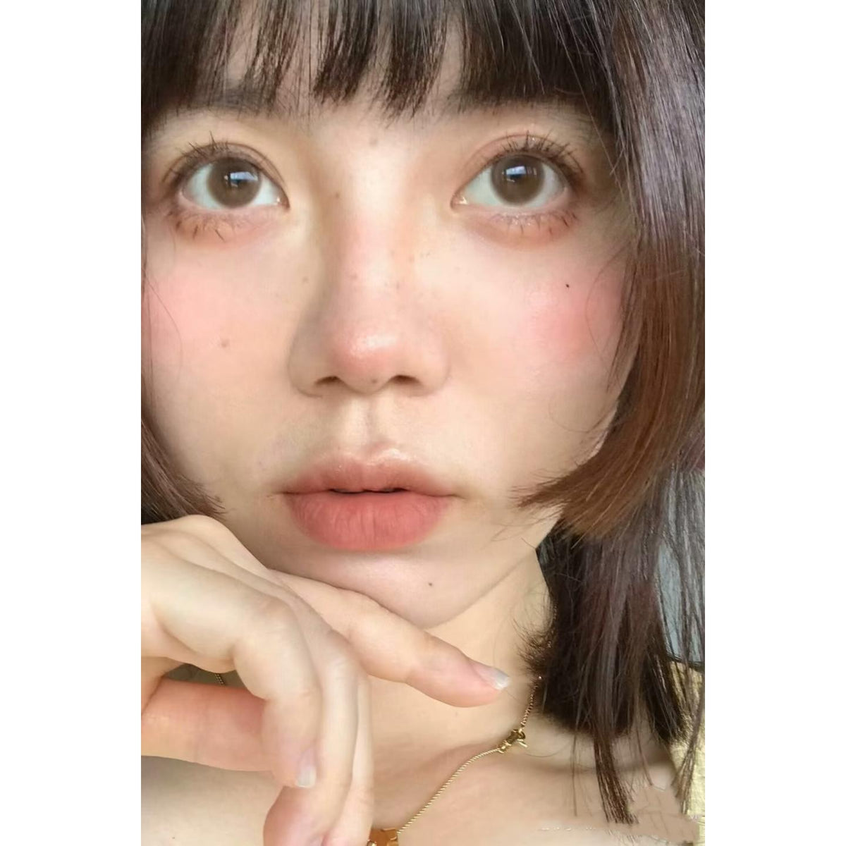 LRNLAO BOOSCON 14.20mm Brown Colored Contact Lenses (6 Months Wear)